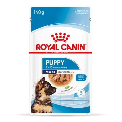 Kiegészítés a száraztáphoz: 20x140g Royal Canin Maxi Puppy nedves kutyatáp