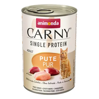 6x400ganimonda Carny Single Protein Adult nedves macskatáp- Pulyka pur