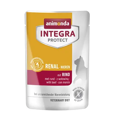 24x85g Animonda Integra Protect Adult Renal marha nedves macskatáp