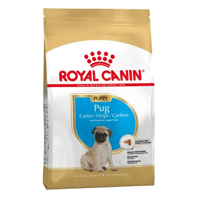 2x1,5kg Royal Canin Mops Puppy fajta szerinti száraz kutyatáp