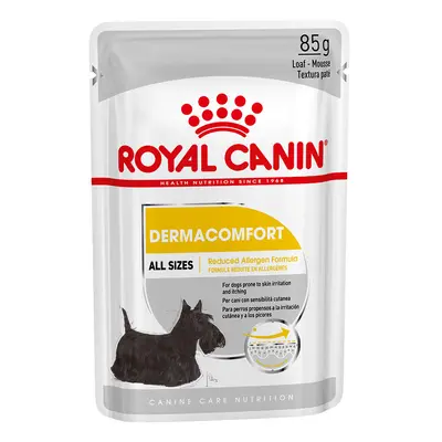 12x85g Royal Canin Dermacomfort Mousse nedves kutyatáp