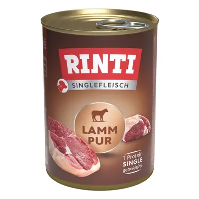 6x400g Rinti Singlefleisch nedves kutyatáp- Bárány pur