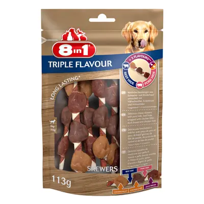 113g 8in1 Triple Flavour Skewers kutyasnack