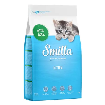 1kg Smilla Kitten kacsa száraz macskatáp kölyköknek