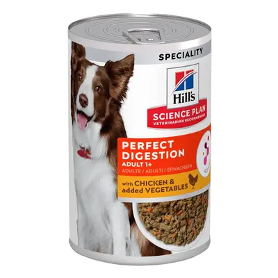 12x 363g Hill's Science Plan Adult Perfect Digestion mit Huhn Hundefutter nass