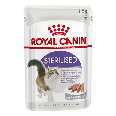 24x85g Royal Canin Indoor Sterilised szószban nedves macskatáp