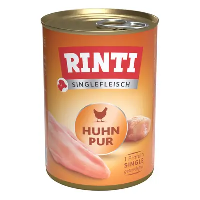 24x400g Rinti Singlefleisch nedves kutyatáp- Csirke pur