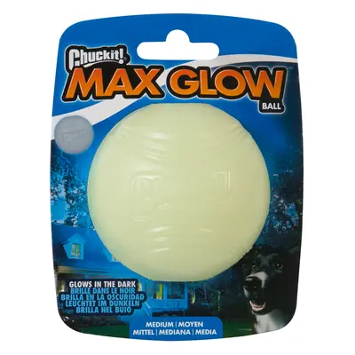 1db Chuckit! Max Glow Ball kutyajáték M méret: Ø 6,5 cm