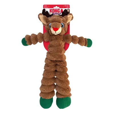 KONG Holiday Shakers Crumples Rénszarvas kutyajáték - Kb. H 51 x Sz 22 x M 8 cm