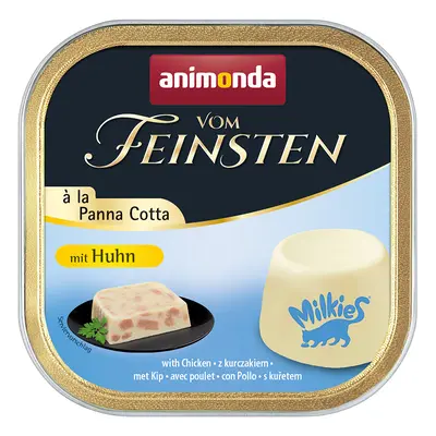 64x100g Animonda Vom Feinsten Adult à la Panna Cotta csirke nedves macskatáp