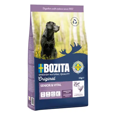 3kg Bozita Original Senior & Vital csirke száraz kutyatáp