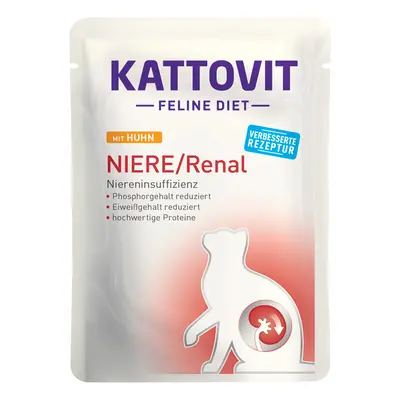 12x85g Kattovit Niere/Renal csirke tasakos nedves macskatáp