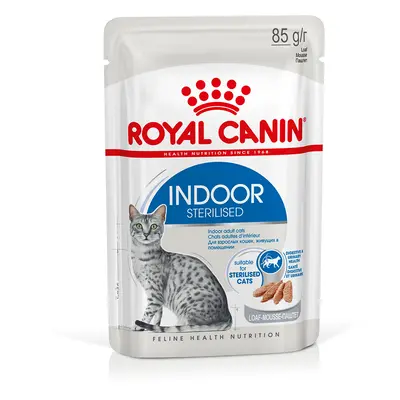 24x85g Royal Canin Indoor Sterilised Mousse nedves macskatáp