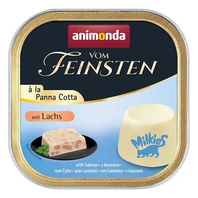 64x100g Animonda Vom Feinsten Adult à la Panna Cotta lazac nedves macskatáp