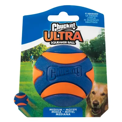 Chuckit! Ultra Squeaker Ball sípolós játéklabda kutyáknak- M: Ø 6,4 cm