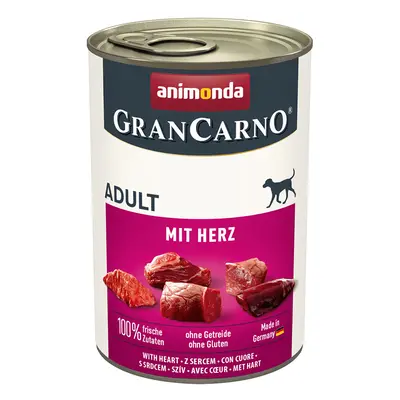 6x400g animonda GranCarno Original Adult szív nedves kutyatáp