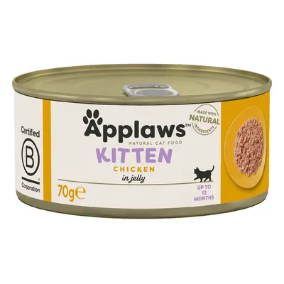 Applaws macskaeledel aszpikban 24x70g - Kitten: csirke