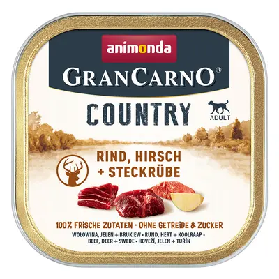 22x150g animonda GranCarno Adult Country Marha, szarvas & karórépa nedves kutyatáp