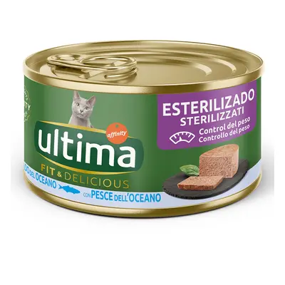 Ultima Fit Delicious Sterilized gazdaságos csomag 48 x 85 g - Tengeri hal