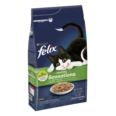 2x4kg Felix Inhome Sensations száraz macskatáp