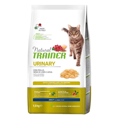 2x1,5kg Natural Trainer Adult Urinary csirke száraz macskatáp