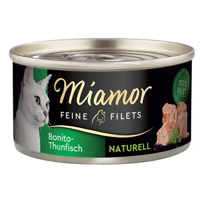 24x80g Miamor Naturelle finom filék bonito tonhal nedves macskatáp