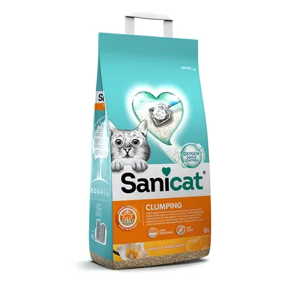 2x8l Sanicat vanília & mandarin csomósodó macskaalom