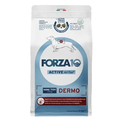 3x1,5kg Forza10 Active Line - Mini/Toy Dermo száraz kutyatáp