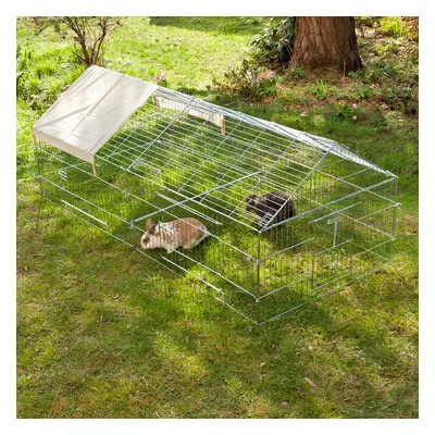 Kerbl Pet Luxus kifutó nyeregtetővel - H 220 x Sz 103 x M 85 cm