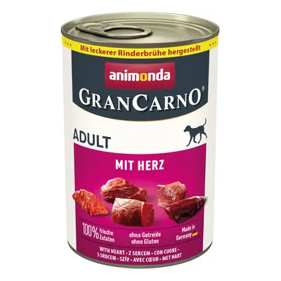 12x400g animonda GranCarno Original Adult Szív nedves kutyatáp