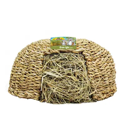 JR Farm iglu fűből kisállatoknak- 2x470 g (nagy, 30 x 30 x 25 cm)