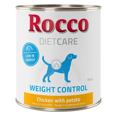 12x800g Rocco Diet Care Weight Control csirke & burgonya nedves kutyatáp