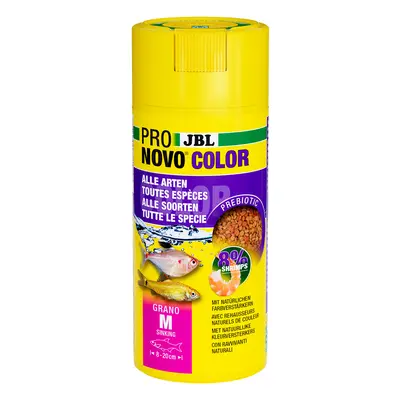 2x250ml JBL ProNovo Color Grano M granulátum díszhaltáp