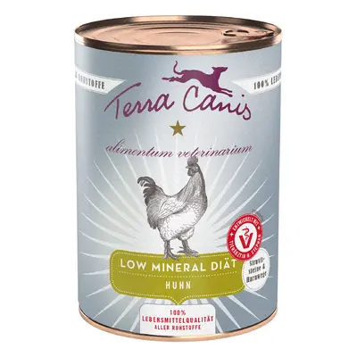 6x400g Terra Canis Alimentum Veterinarium Low Mineral Diet csirke nedves kutyatáp