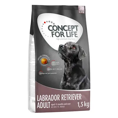 4x1,5kg Concept for Life Labrador Retriever száraz kutyatáp 10% kedvezménnnyel