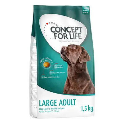 4x1,5kg Concept for Life Large Adult száraz kutyatáp 10% kedvezménnnyel