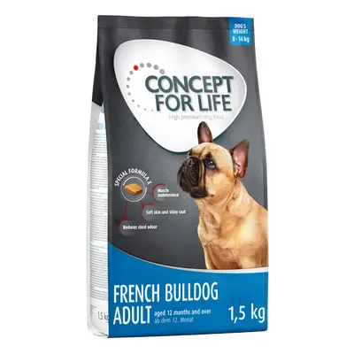 4x1,5kg Concept for Life Francia bulldog száraz kutyatáp 10% kedvezménnnyel