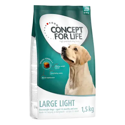 4x1,5kg Concept for Life Large Light száraz kutyatáp 10% kedvezménnnyel