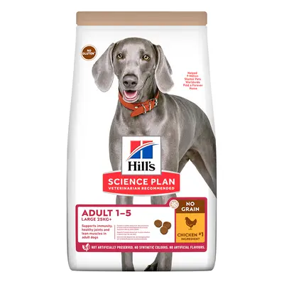 2x14kg Hill's Science Plan Adult 1-5 No Grain Large csirke száraz kutyatáp