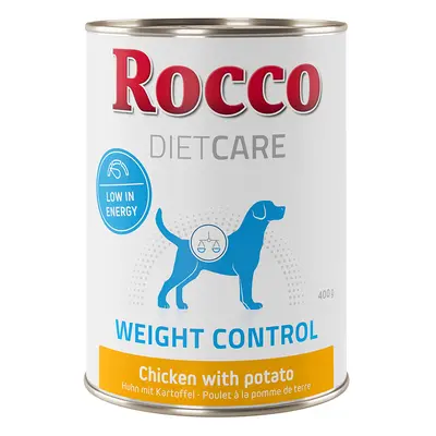 6x400g Rocco Diet Care Weight Control csirke & burgonya nedves kutyatáp