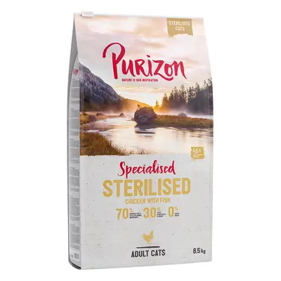 6,5kg Purizon Adult Sterilised csirke & hal gabonamentes száraz macskatáp