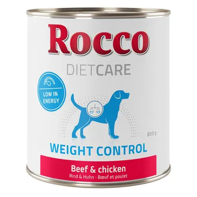 12x800g Rocco Diet Care Weight Control marha & csirke nedves kutyatáp