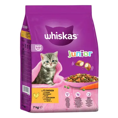 7kg Whiskas Junior csirke száraz macskatáp