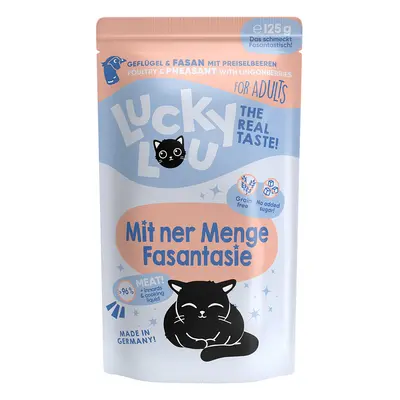 48x125g Lucky Lou Adult Szárnyas & fácán nedves macskatáp