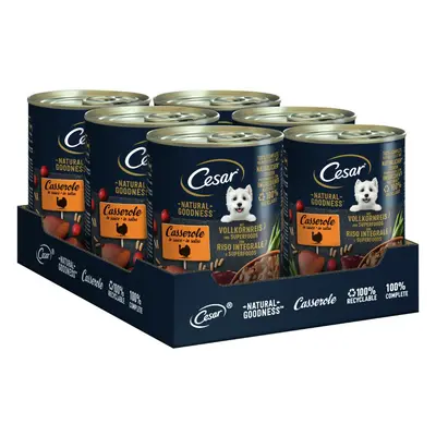 12x400g Cesar Natural Goodness Pulyka & szuperélemiszerek nedves kutyatáp