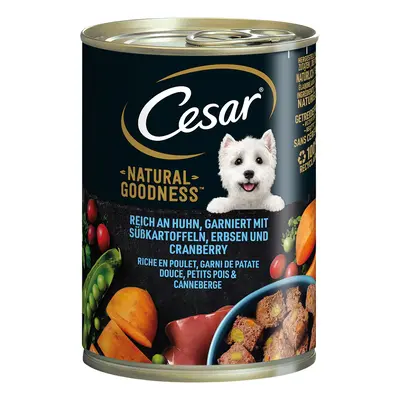 6x400g Cesar Natural Goodness Csirke nedves kutyatáp