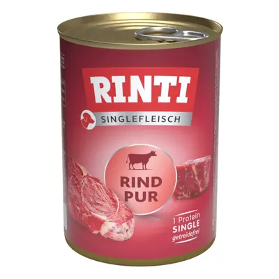 24x400g Rinti Singlefleisch nedves kutyatáp- Marha pur