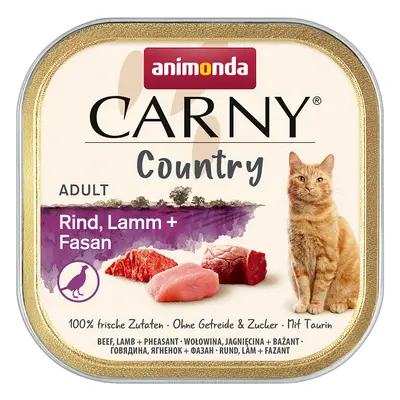 32x100g animonda Carny Country Adult Marha, bárány & fácán nedves macskatáp