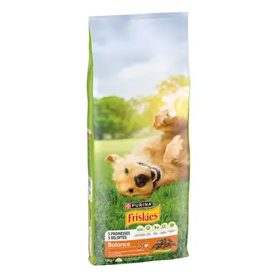 2x12kg PURINA Friskies Balance Dog csirke, marha & zöldség száraz kutyatáp