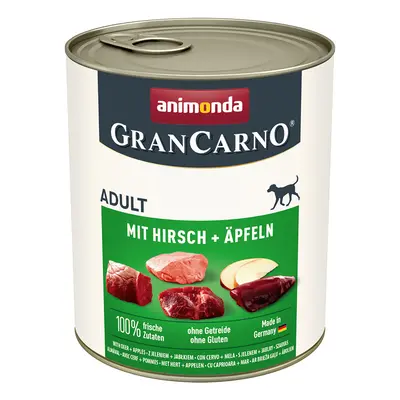 6x800g animonda GranCarno Original Adult szarvas & alma nedves kutyatáp